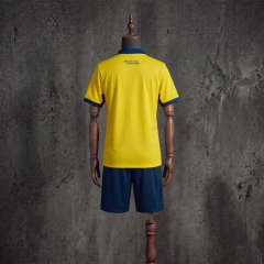 Kids kit Ecuador home FIFA World Cup 2026 jersey sizes 16-28