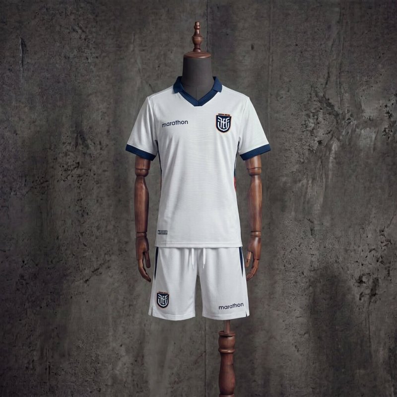 Kids kit Ecuador away FIFA World Cup 2026 jersey sizes 16-28