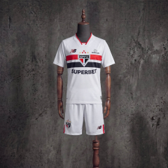 Kids Kit São Paulo Home Jersey 2026-2027 Sizes 16-28