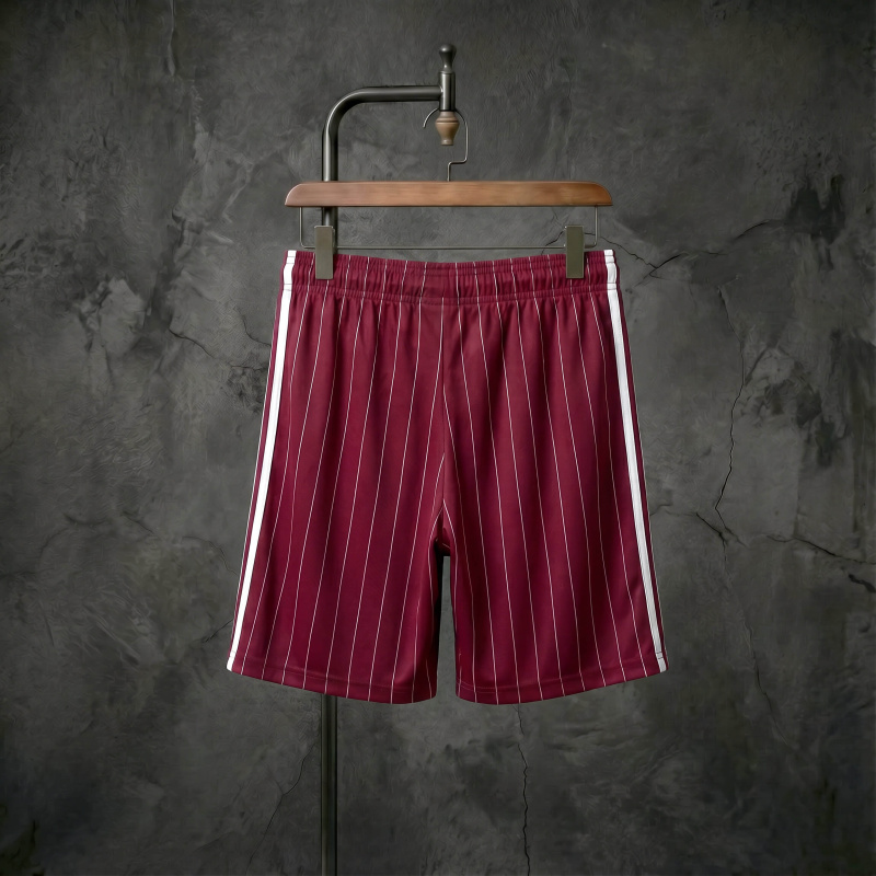 Arsenal x adidas Originals red striped shorts, sizes S-XXL