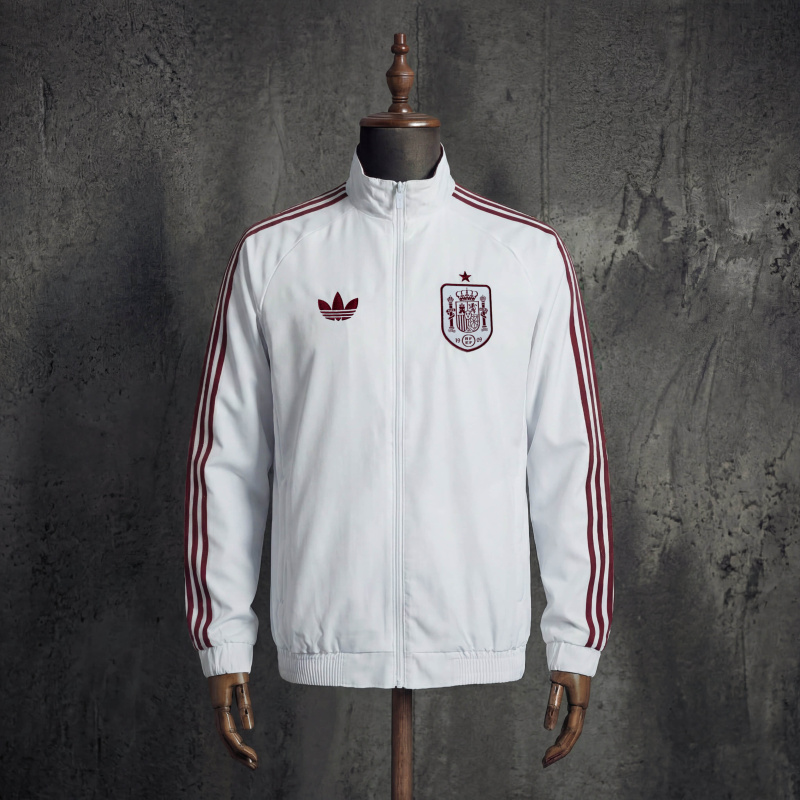Spain 2026 World Cup Windbreaker White S-XXL