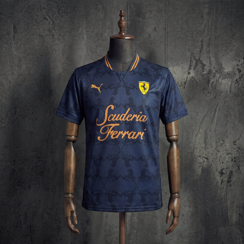 Ferrari F1 Navy Blue Fan Edition T-Shirt, Puma Scuderia Ferrari Motorsport Top S-5XL