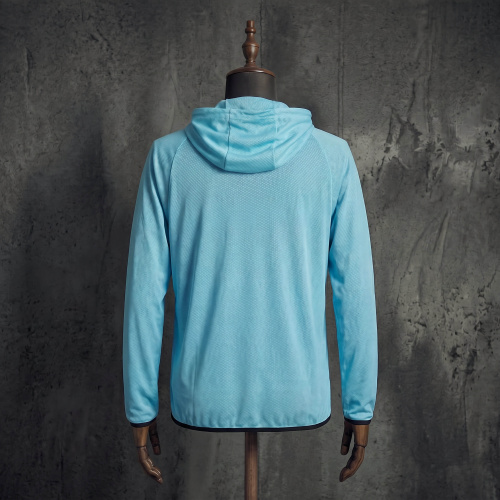 France 2026 World Cup Light Blue Grid Hooded Training Jacket S-XXL