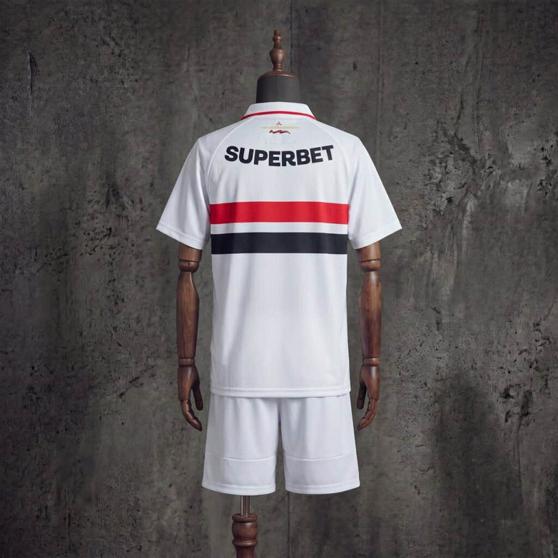 Kids Kit São Paulo Home Jersey 2026-2027 Sizes 16-28