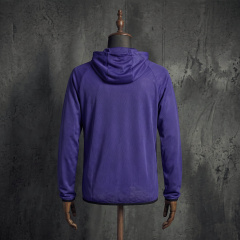 France 2026 World Cup Light Purple Plaid Hooded Training Jacket, S-XXL