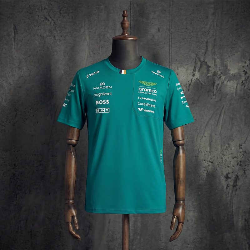 Aston Martin F1 Team 2026 Green Fan Edition T-Shirt, Formula 1 Racing Short Sleeve Top S-5XL