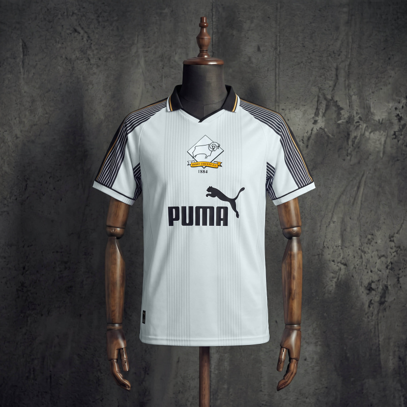 Retro Derby County 95-96 Home Jersey S-XXL