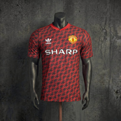 Player Version Manchester United 2026 Retro Casual Red Jersey S-XXL