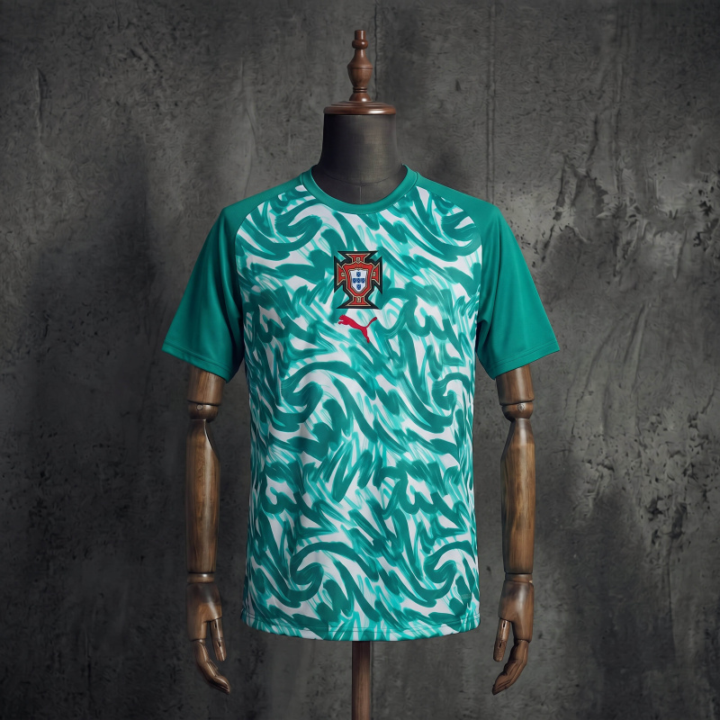 Portugal 2026 FIFA World Cup Warm-up Suit - Green S-4XL