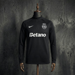 Sporting CP Lisbon Betano Black Quarter-Zip Sizes S-XXL