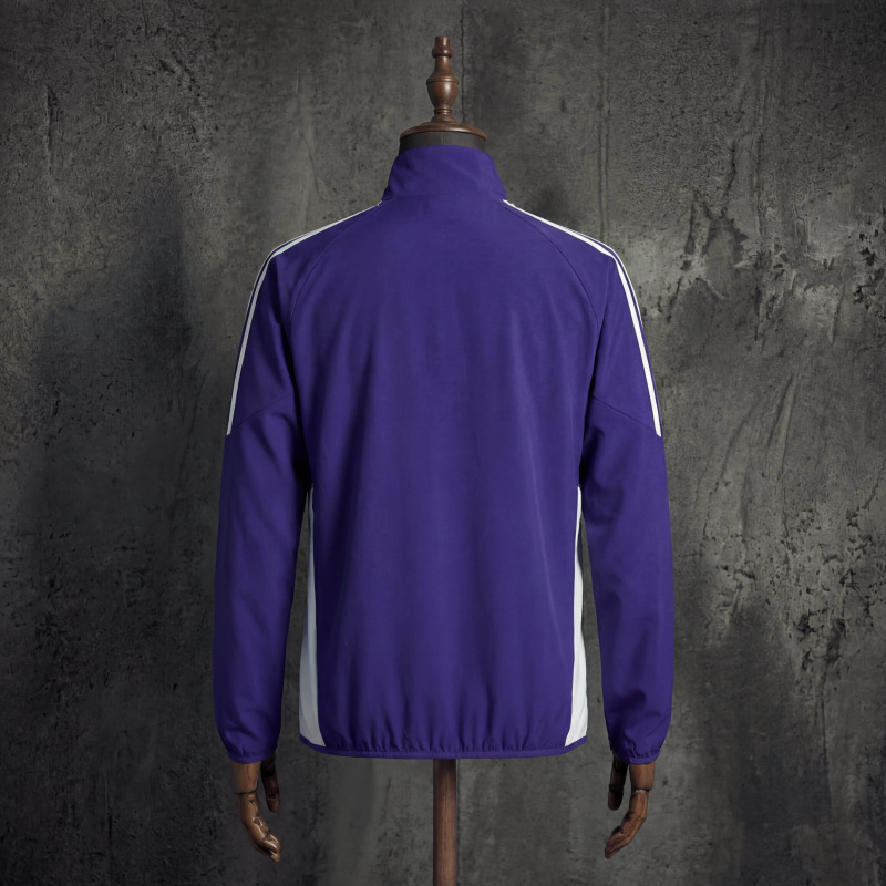 Manchester United Football Track Jacket Purple Adidas Training Top Size S-XXL