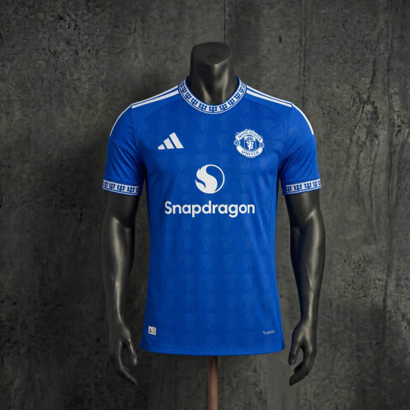 Manchester United 2026-27  Player Version Jersey Blue Football Shirt S-XXL
