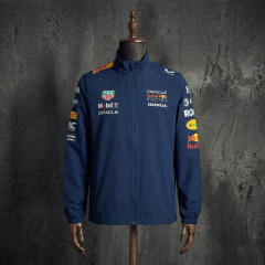Oracle Red Bull Racing F1 Team Jacket Navy Blue Formula 1 Windbreaker Size S-3XL