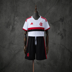 Flamengo 2026-2027 Away Kids Kit Jersey Size 16-28
