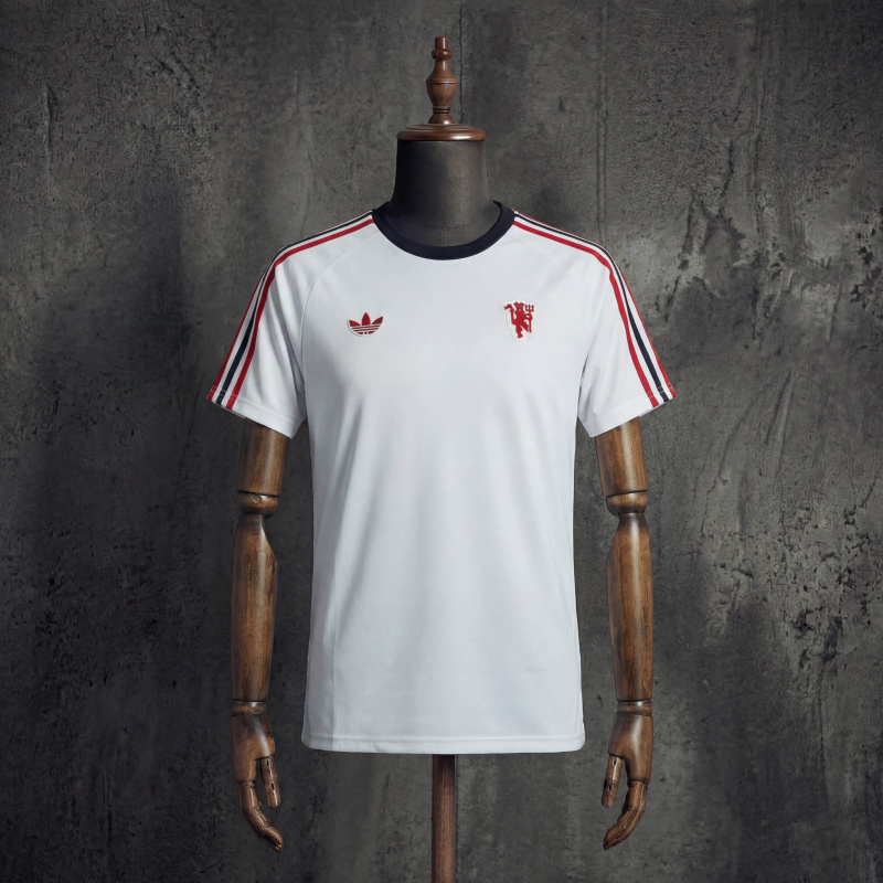 Manchester United x Adidas Originals Retro OG Jersey White Football Shirt S-XXL
