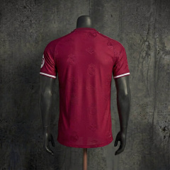 Real Madrid 2026-27 Away Player Version Jersey Burgundy Football Shirt S-XXL