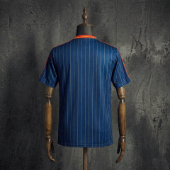 Real Zaragoza x Adidas Originals Retro Icon Jersey Navy Blue Pinstripe Football Shirt S-XXL