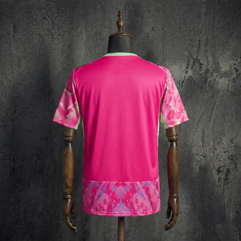 Portugal 2026 World Cup Goalkeeper Jersey Pink Mint Green Soccer Shirt S-4XL