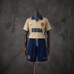 Retro Kids Kit Arsenal 01-02 Away Jersey SIZE 16-28