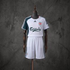 Retro Kids Kit Liverpool 06-08 Away Jersey Size 16-28