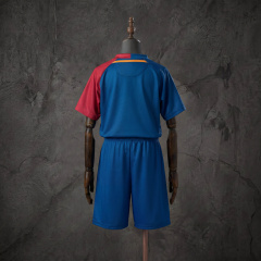Retro Kids Kit Barcelona 08-09 Home Jersey Size 16-28