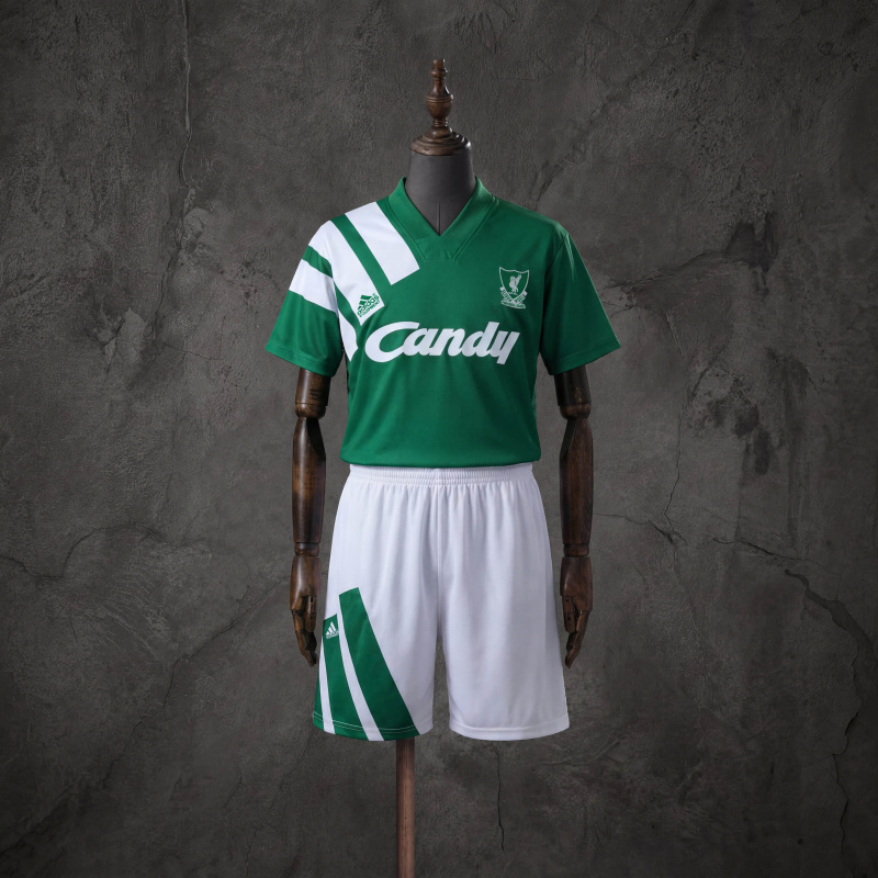 Retro Kids Kit Liverpool 91-92 Away Jersey Size 16-28