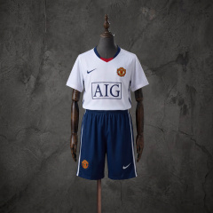 Retro Kids Kit Manchester United 08-09 Away (League Edition) Jersey Size 16-28
