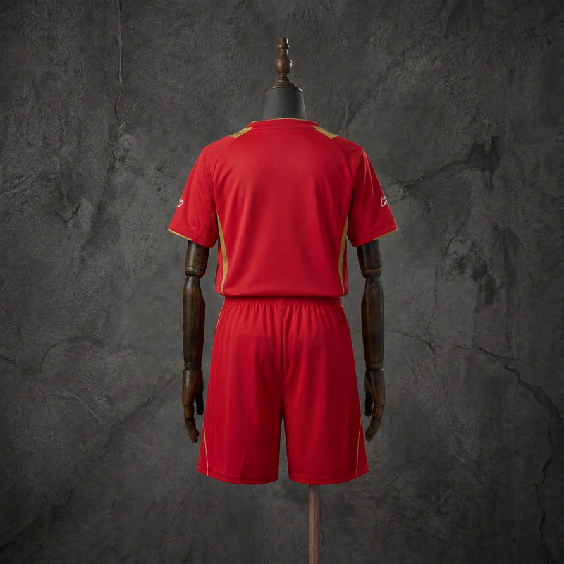 Retro Kids Kit Liverpool 05-06 Home Jersey Size 16-28