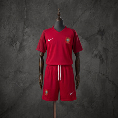 Retro Kids Kit Portugal 16-17 Home Jersey Size 16-28