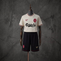 Retro Kids Kit Liverpool 1996-97 Home Jersey Size 16-28