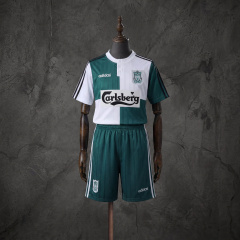 Retro Kids Kit Liverpool 95-96 Home Jersey Size 16-28