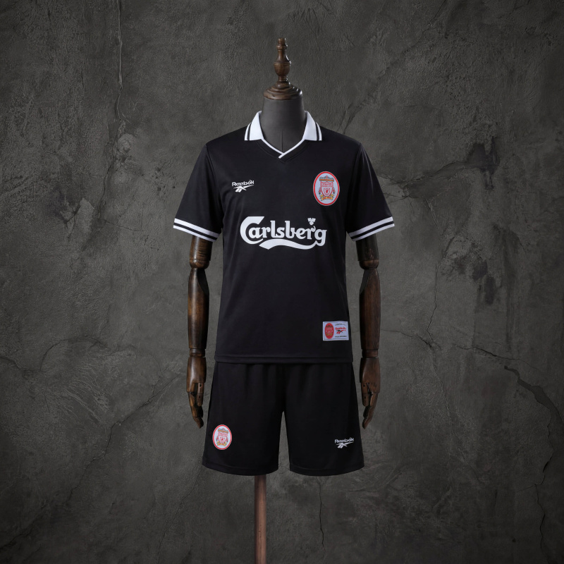 Retro Kids Kit Liverpool 96-97 Third Away Game Jersey Size 16-28