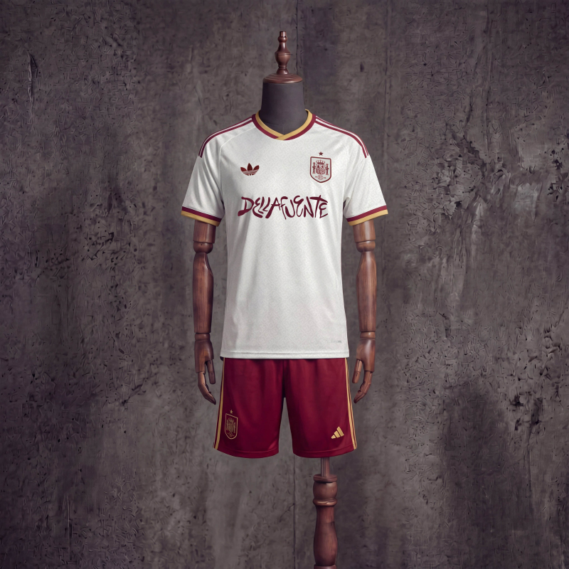 KIDS Spain 2026 World Cup Away Jersey × Dellafuente Collaboration Edition
