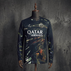 2-Star Champions PSG Jordan Night Edition Jersey 2025-26 Long Sleeve Sizes S-4XL