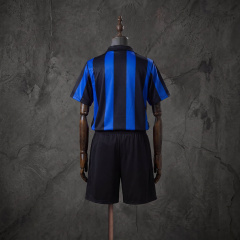 Inter Milan 2026-27 Home Kids Fan Kit Nike Blue Black Football Jersey Shorts Set Sizes 16-28