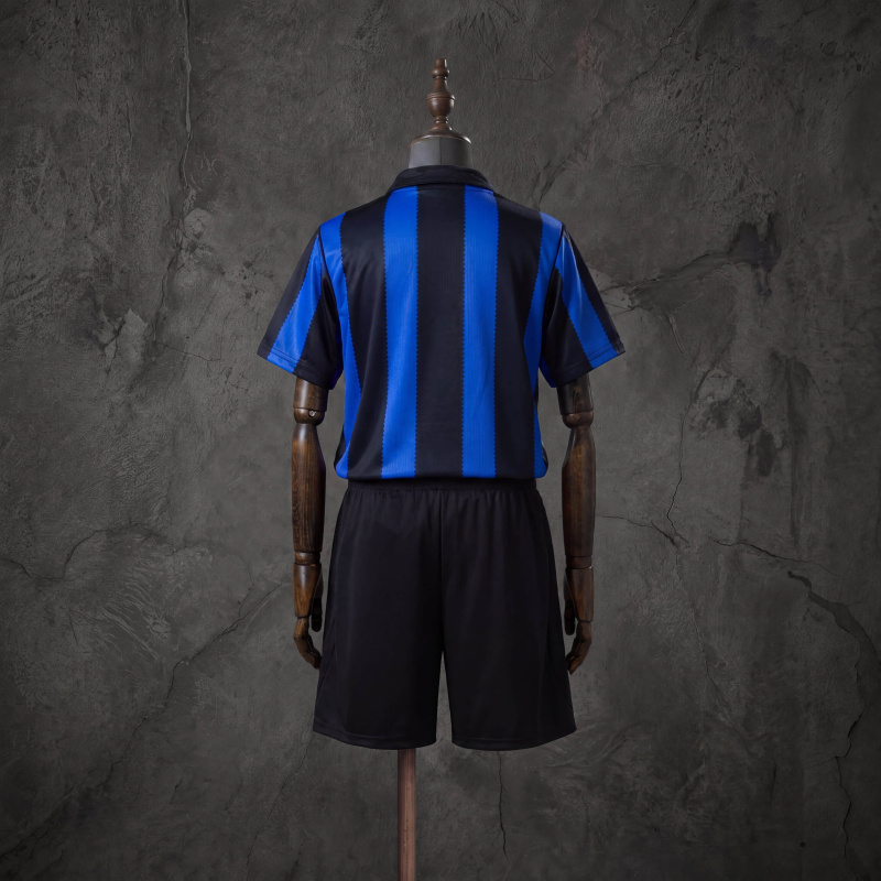 Inter Milan 2026-27 Home Kids Fan Kit Nike Blue Black Football Jersey Shorts Set Sizes 16-28