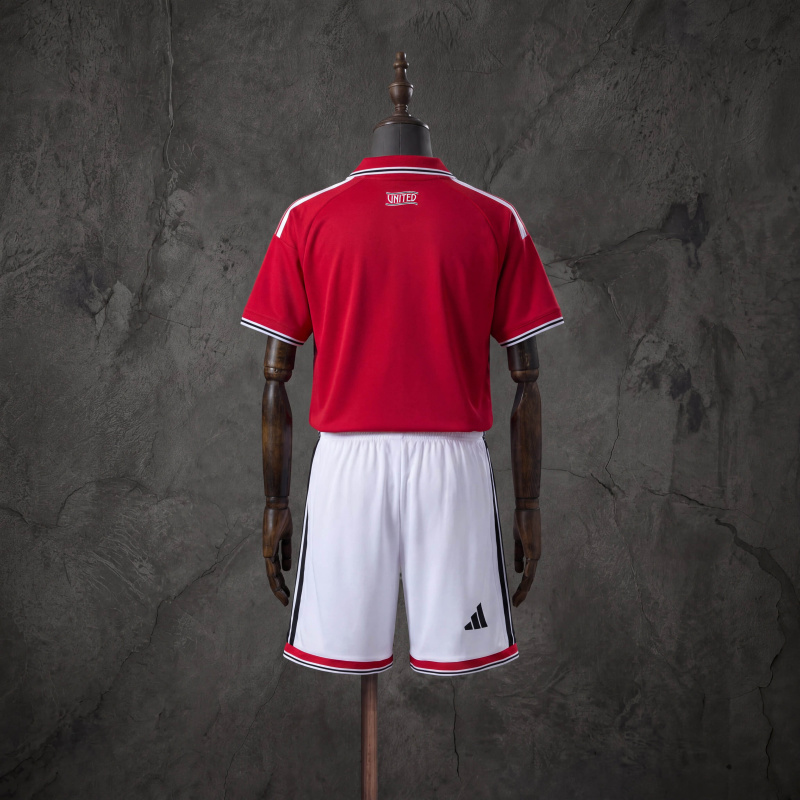 Manchester United 2026-27 Home Kids Fan Kit Adidas Red Football Jersey Shorts Set Sizes 16-28