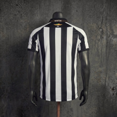 2026 Santos FC Black White Vertical Striped Player Version Soccer Jersey Umbro Match Shirt S-XXL