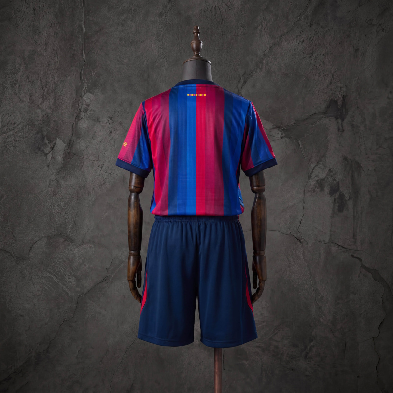 FC Barcelona 2026-27 Home Kids Fan Kit Nike Blaugrana Football Jersey Shorts Set Sizes 16-28
