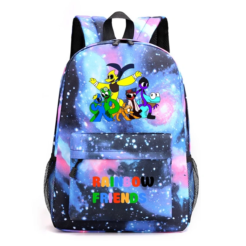 Rainbow Friends Chapter 2  Game Backpack Schoolbag Bag Pen Bag Birthday Gift Kids Boys Girls Travel Bookbag Notebook Bag