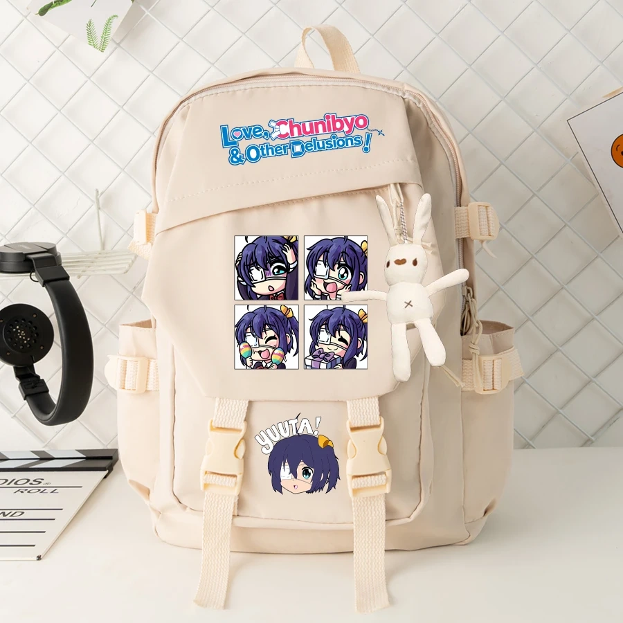 Love, Chunibyo & Other Delusions Schoolbag Backpack High-capacity Computer Casual Shoulder Bag Student Messenger Bag