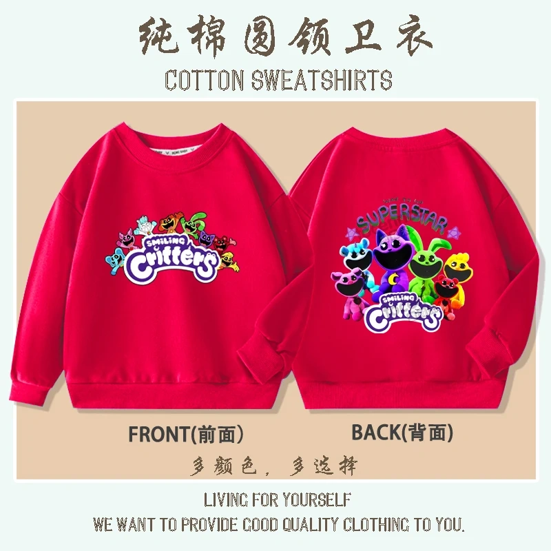 Playtime Chapter 3 The Smiling Critters Hoodie Unique Sweatshirt Clothes Boys Girls Hoody Harajuku Sweatshirts Cosplay Pullover