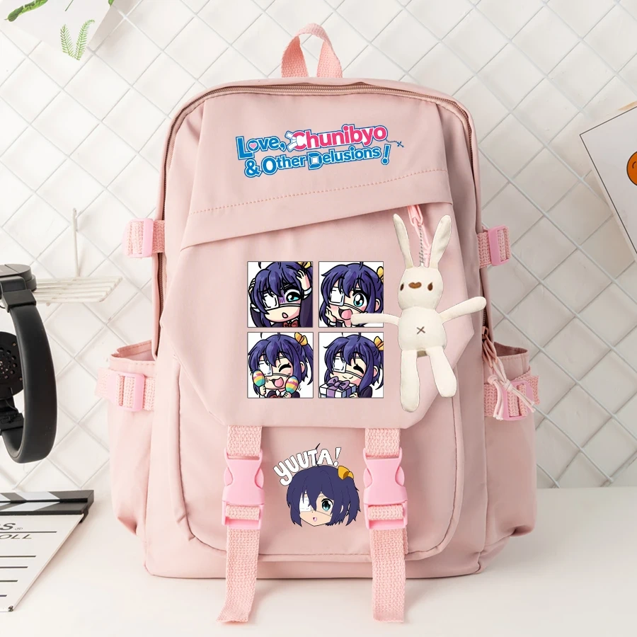Love, Chunibyo & Other Delusions Schoolbag Backpack High-capacity Computer Casual Shoulder Bag Student Messenger Bag