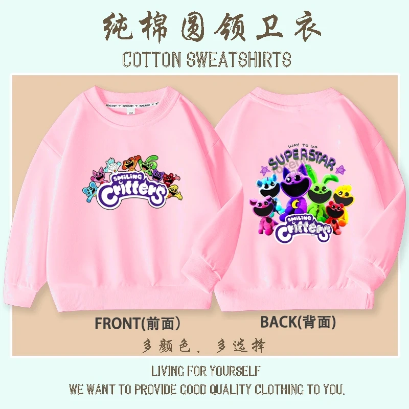 Playtime Chapter 3 The Smiling Critters Hoodie Unique Sweatshirt Clothes Boys Girls Hoody Harajuku Sweatshirts Cosplay Pullover