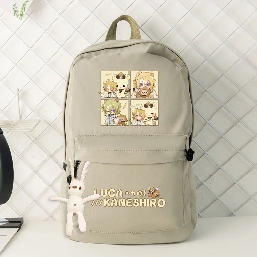 Anime Vtuber Luca Backpack Casual Women Men Backpack Teenage Girl Boys School Bag Bag Pack Travel Bags Mochilas