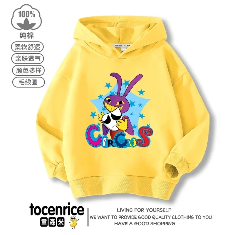 Fashion Game The Amazing Digital Circus Kids Funny Hoodie Children's Clothing Jacket Kids Clothes Boys Girls Sweatshirt
