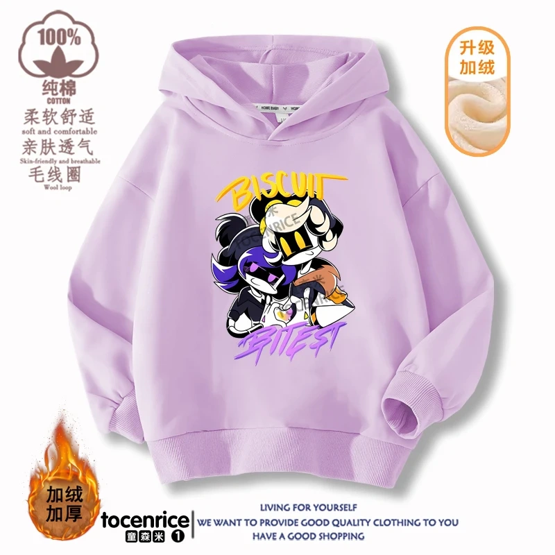 Kids Hoodie MURDER DRONES Hoodies Printing Long Sleeve Casual Winter and Autumn Sweatshirt Fleece Streetwear Clothes for Cildren