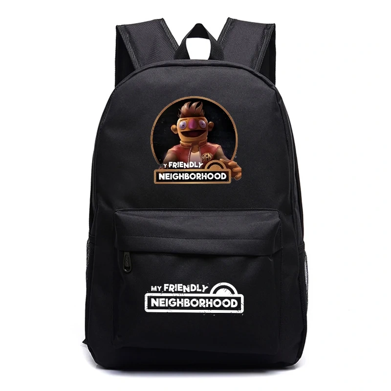 My Friendly Neighborhood Backpacks Boys Girls Bookbag Students School Bags Kids Rucksack Laptop Rucksack Bag Large Capacity