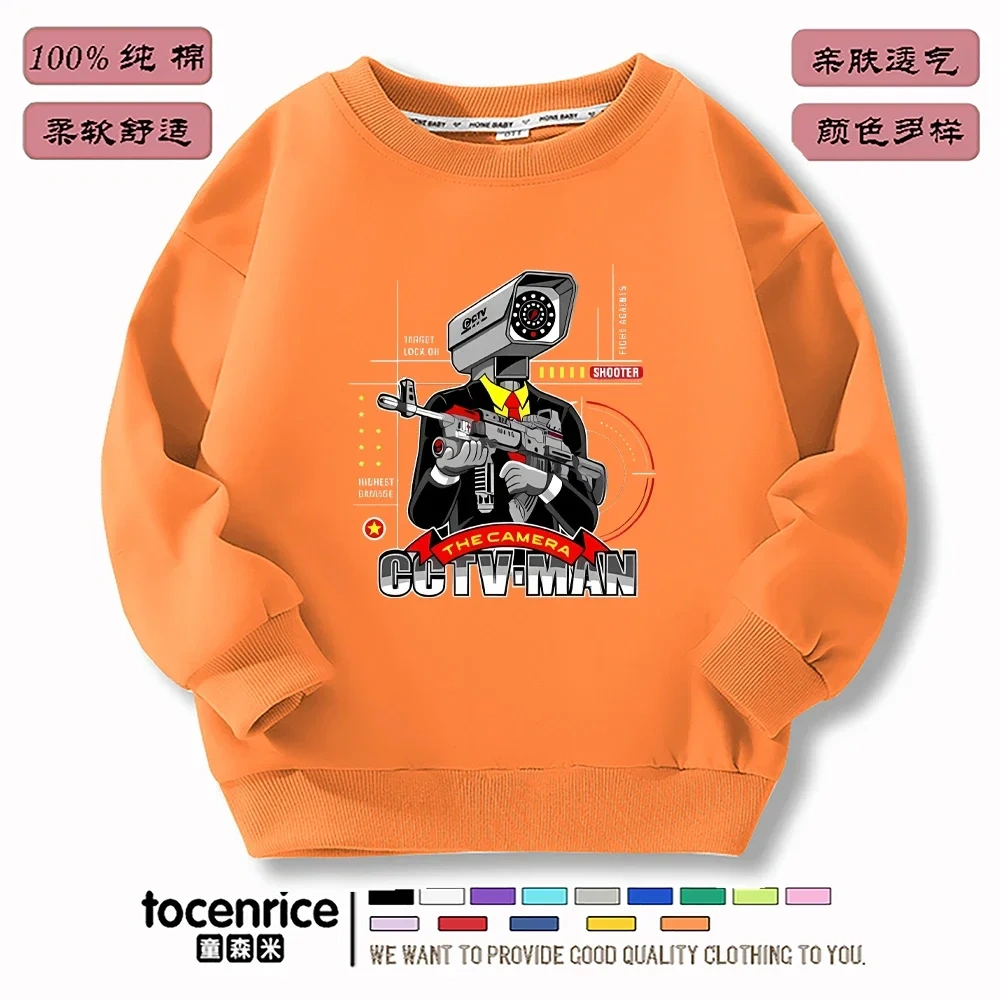 Game Skibidi Toilet Hoodies Print Sweatshirts Men Women Hooded Oversize Hoodie Fashion Kids Pullover long sleeves Sweatshirts