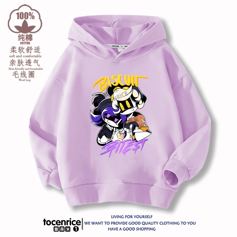 Kids Hoodie MURDER DRONES Hoodies Printing Long Sleeve Casual Winter and Autumn Sweatshirt Fleece Streetwear Clothes for Cildren